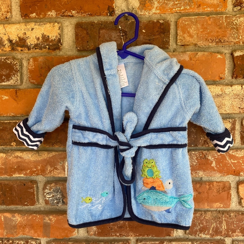💙💙JUST BATH💙💙 Hooded Baby Bath Robe